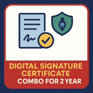 Digital Signature Certificate Combo For 2 Year