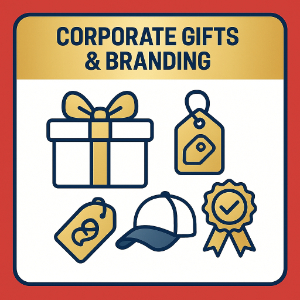 Corporate gifts branding