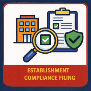 Establishment Compliance Filing