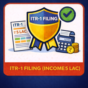 ITR-1 Filing (Income 5 Lac)