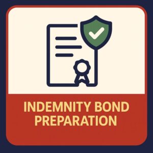 Indemnity Bond Preparation
