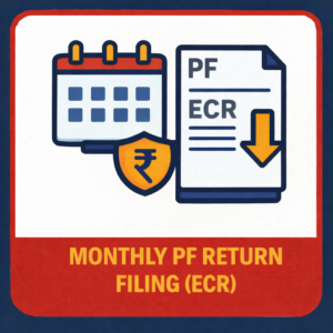 Monthly PF Return Filing (ECR)