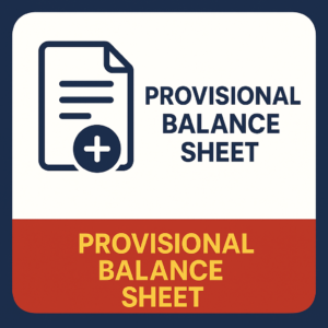 Provisional Balance Sheet