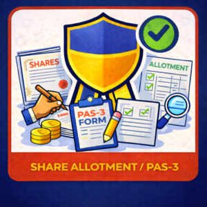 Share Allotment / PAS-3
